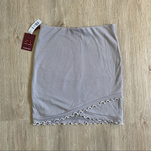 Sunday Best Primrose Skirt (Ashen/white) - Picture 4 of 8